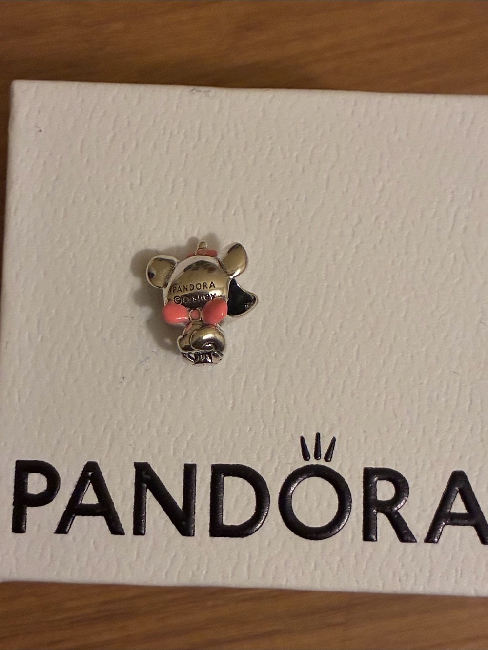 Sterling Silver Cat Charm  with Pink Accents - Picture 4 of 4